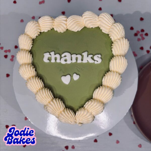 Heart Cake - personalised - small or large - Image 3