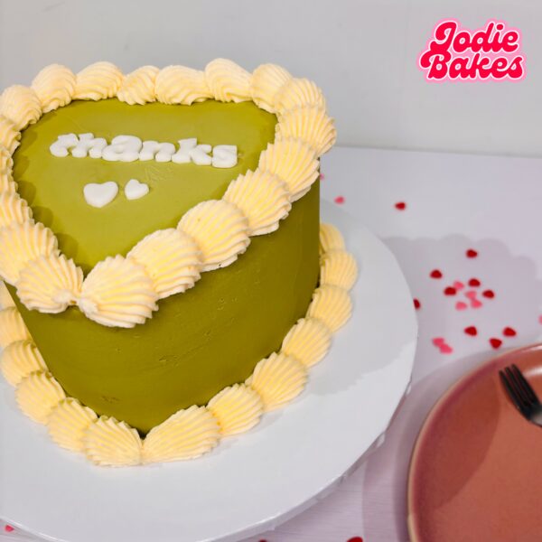 Heart Cake - personalised - small or large - Image 4